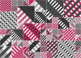 Obraz premium Abstract Geometric Pattern generative computational art illustration