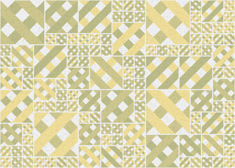 Abstract Geometric Pattern generative computational art illustration