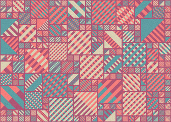 Abstract Geometric Pattern generative computational art illustration