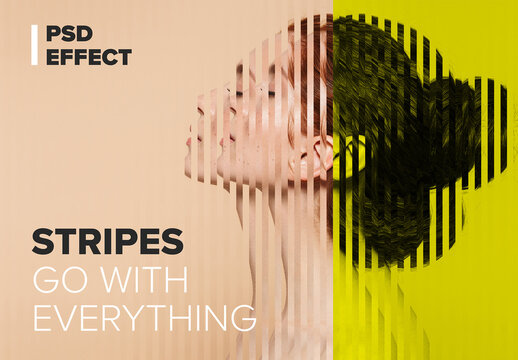 Striped Photo Effect