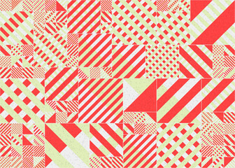 Abstract Geometric Pattern generative computational art illustration