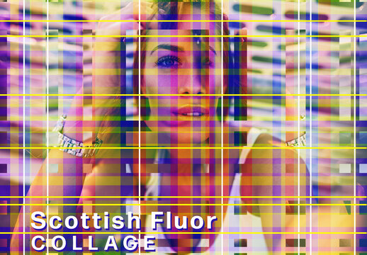 Scottish Fluor Collage Photo Effect