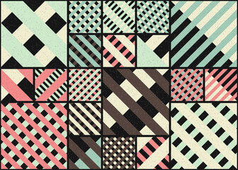 Obraz premium Abstract Geometric Pattern generative computational art illustration