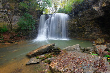 Hayden Run Falls Park in Autumn, Columbus, Ohio
