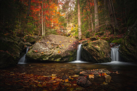 Hochfall Wasserfall Bodenmais Bayerischer Wald