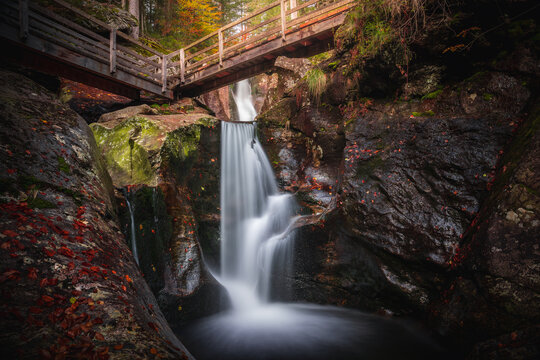 Hochfall Wasserfall Bodenmais Bayerischer Wald