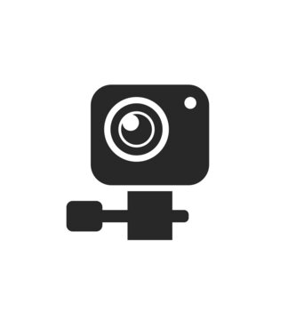 simple small style action sports camera icon