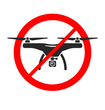 recommend clip art: simple no drone icon silhouette