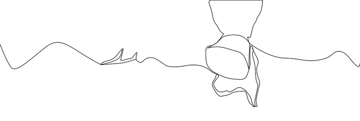 Oxygen mask and airplane image drawn in a single line. Objects for emergency instructions and emergency measures when traveling on an airplane.