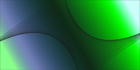Abstract Green  Background with lines