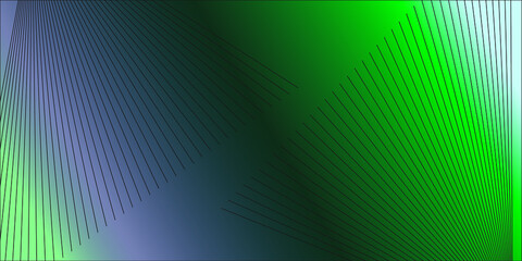 Obraz premium Abstract Green background with lines