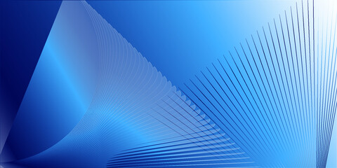 Abstract Blue background with lines