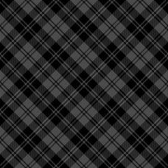 Diagonal tartan Halloween plaid