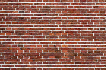 Red brick wall grunge texture background
