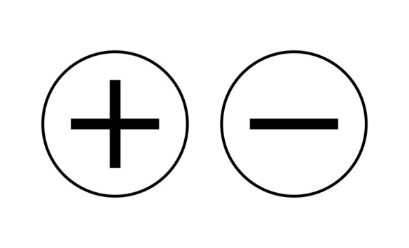 Plus and minus icons set. plus sign and symbol. add plus icon