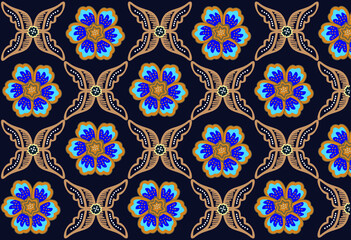 Indonesian batik motifs with very distinctive patterns. exclusive backgrounds. Vector Eps 10