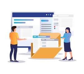 Selecting email data to post