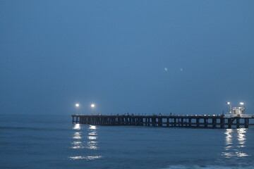 Obraz premium pier at sunset