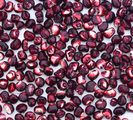 fresh purple corn isolated on a white background