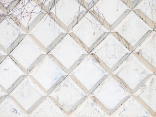 Concrete fence texture. Yellow wall, background