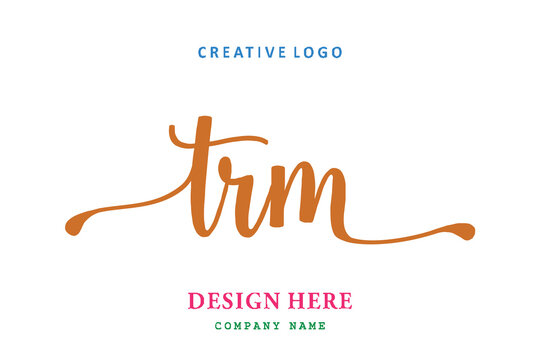 TRM lettering logo is simple, easy to understand and authoritative