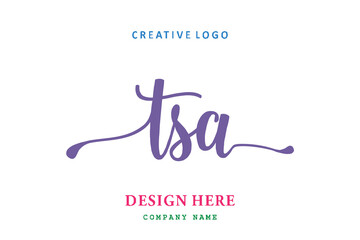 TSA lettering logo is simple, easy to understand and authoritative
