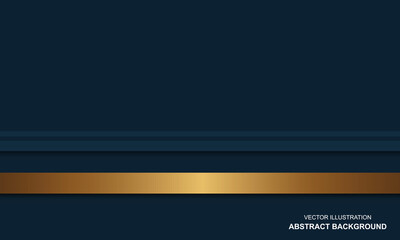 Obraz premium Modern background blue and golden luxury design