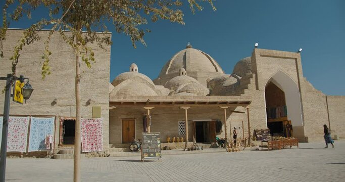 Bukhara, Uzbekistan Toki-Zargaron Trading Dome. Jewelry trade