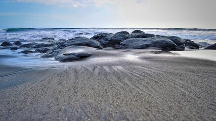 waves on the soka beach