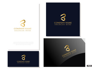  B luxury golden logo maker.BD Ornamental luxury golden logo design vector image, png,eps.svg