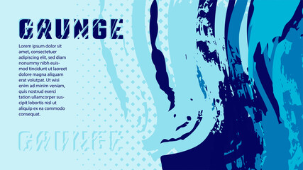 abstract banner background template with grunge texture