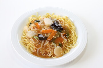 五目あんかけ焼きそば