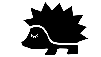 Hedgehog silhouette