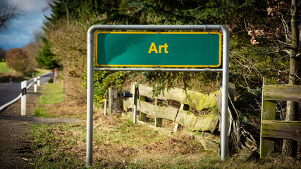 Street Sign to Art