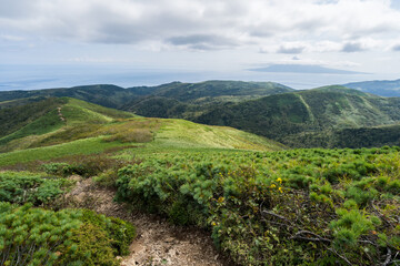 Obraz premium 礼文岳 登山 (日本 - 北海道 - 礼文島) 