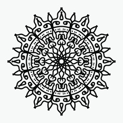 decorative concept abstract mandala illustration