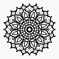 decorative concept abstract mandala illustration
