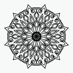 decorative concept abstract mandala illustration