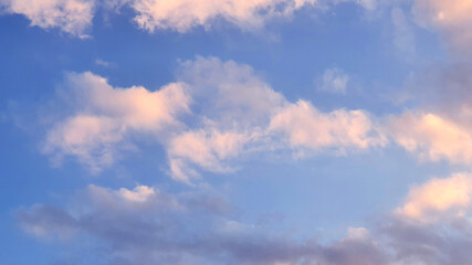 Fototapeta na wymiar autumn sky with clouds, Good to use as a background