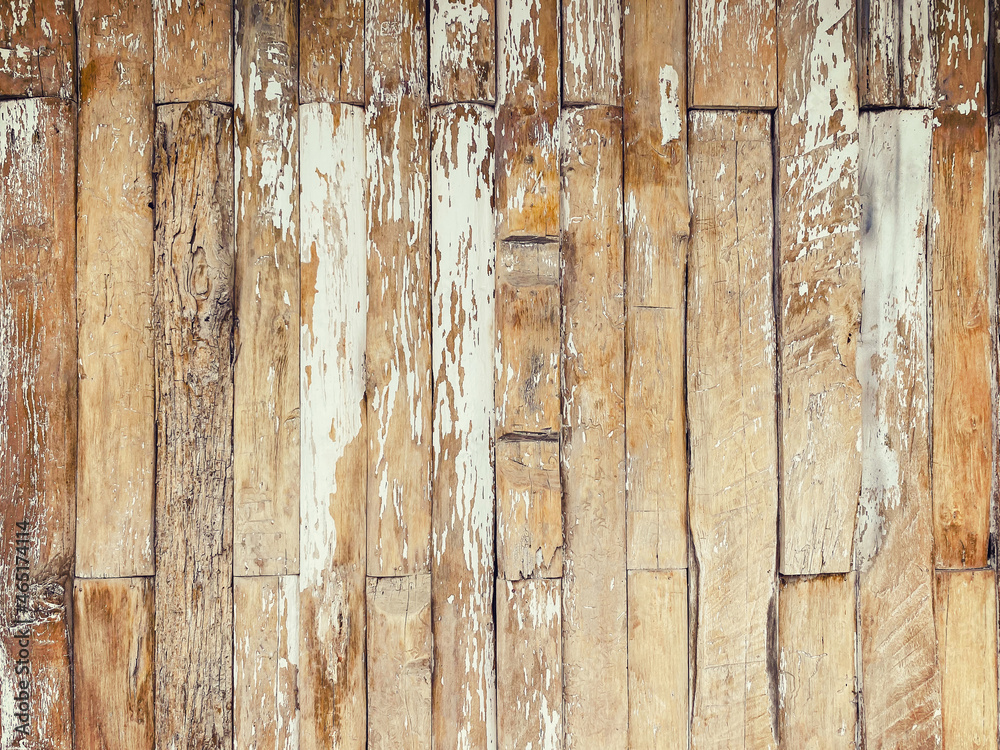 Canvas Prints old wood and white paint background and texture with copy space