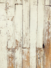 old wood and white paint background and texture with copy space