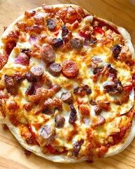 pizza on a plate