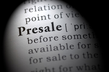 definition of presale