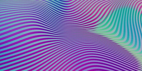 moving light wave curve abstract graphics background 3d illustration