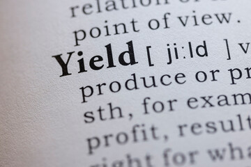 definition of yield