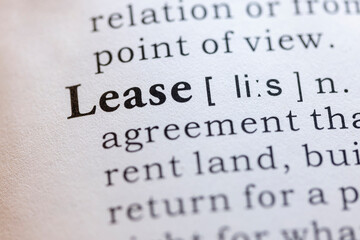 definition of lease