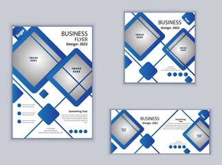 Business Flyer Banner or Social Media Banner Design. Modern Design Vector Template. Abstract Design.