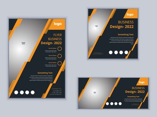 Business Flyer Banner or Social Media Banner Design. Modern Design Vector Template. Abstract Design.