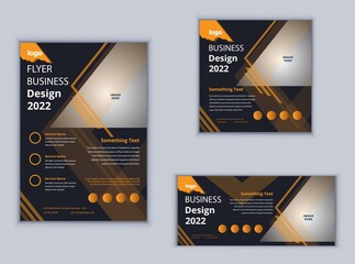 Business Flyer Banner or Social Media Banner Design. Modern Design Vector Template. Abstract Design.