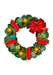 メリークリスマス　リース
